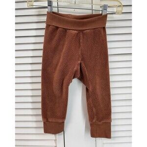 Zutano size 24M brown Sherpa pull on pants